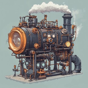 工业场景工业题材