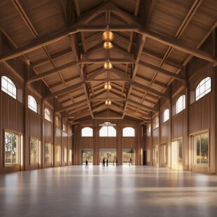 欧式火车站候车厅