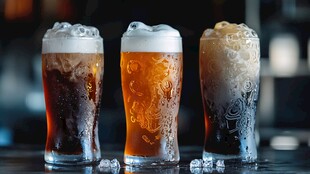 啤酒水花质感特效