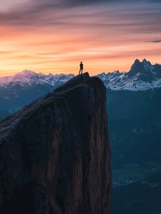 山高人为峰登山