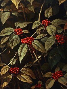 植物油画装饰画