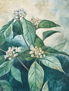 植物油画装饰画