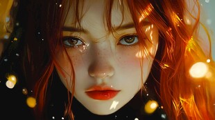 写实人物插画