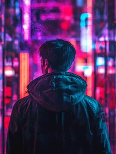 赛博朋克风