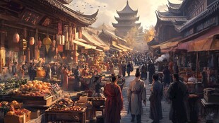 宋代繁华场景