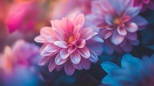 唯美大丽花