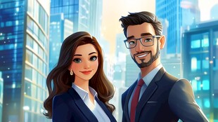 情侣都市生活都市白领