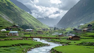 喀夏加尔山村