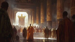 武则天封禅场景