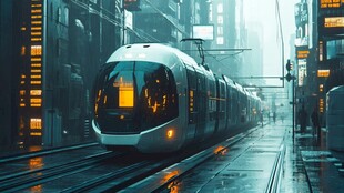 高铁行驶城市门户