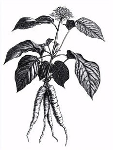 人参插画图谱