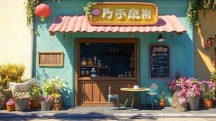 冰果店门头