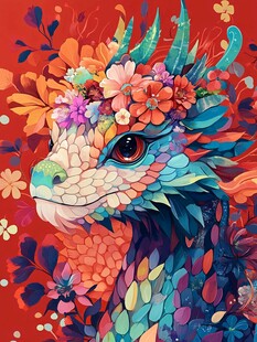 龙年系列插画