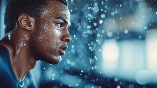 望着远方混血人