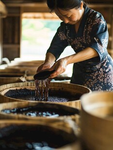 传统手工酱油酿造