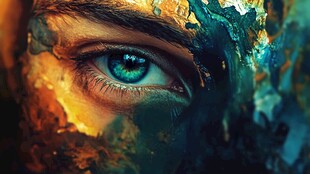 金色眼睛眼界世界