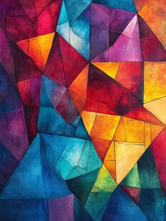 不规则多边形装饰画