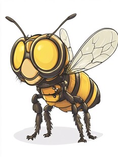 土蜂插画