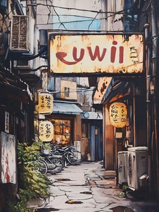 居酒屋与街道