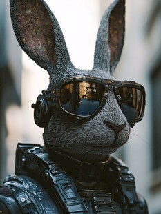 酷帅霸气兔形象