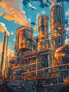工业场景工业题材