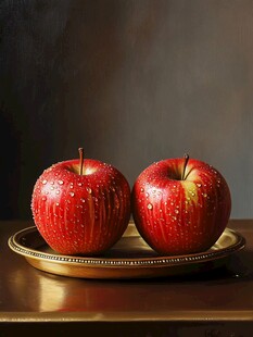 油画感苹果