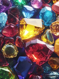 炫彩水晶碎石宝石