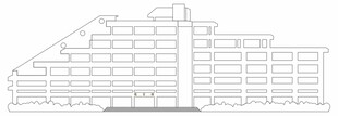 图书馆线稿图