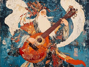 原创浮世绘现代浮士绘