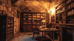 欧式剧本杀密室场景