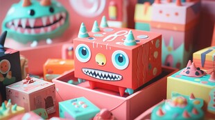 怪兽盲盒设计