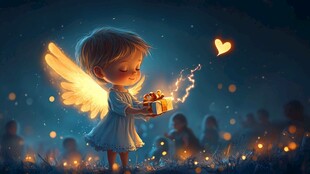 小天使系列插画