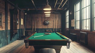 复古台球室
