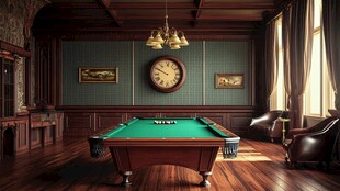 欧式台球室