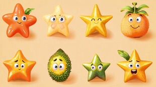 夏季卡通水果造型