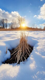 雪后阳光