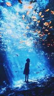 海底世界唯美女孩