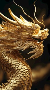 金色龙纹金龙苍龙青龙