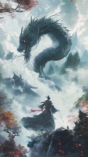 古风龙插画