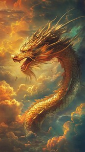 高清唯美双龙戏珠