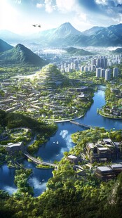 魅力挪威市悬浮岛设计