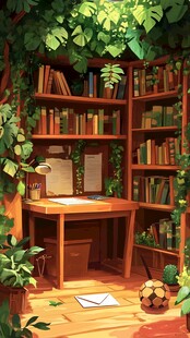 图书馆儿插