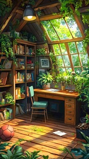 森系场景舒适环境