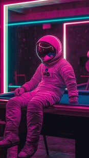 宇航员派对效果