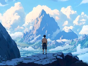 勇敢少年励志青春