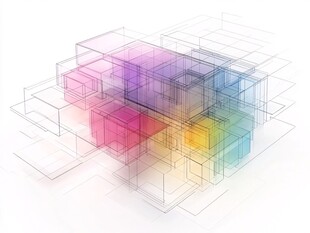 炫彩立体透视图