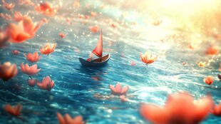 梦幻的小舟
