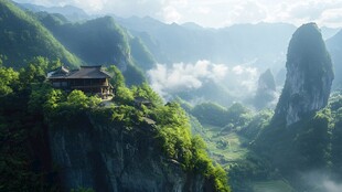 山林深山禅寺