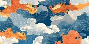 云纹插画