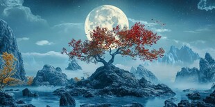 中秋唯美宽屏壁纸